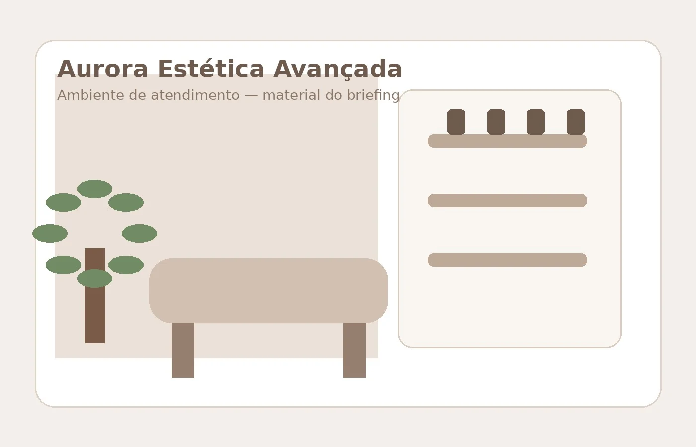 Ambiente da Aurora Estética Avançada